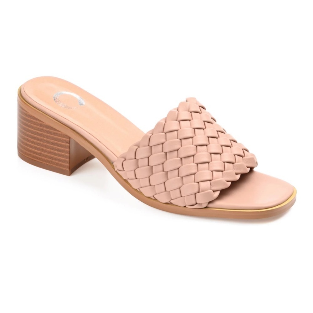 NEW! Journey Collection Fylicia Block Heel Mule Sandal